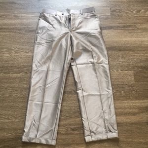 Silver/ metallic Pants